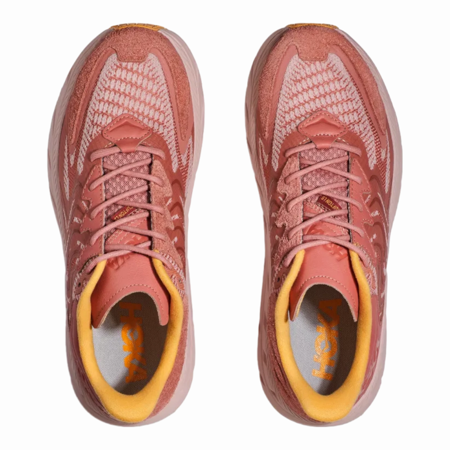 Running Shoe Inserts For Flat Feet Hoka One Clifton LS Earthenware/Peach-Whip for Women 1141550-EPWP