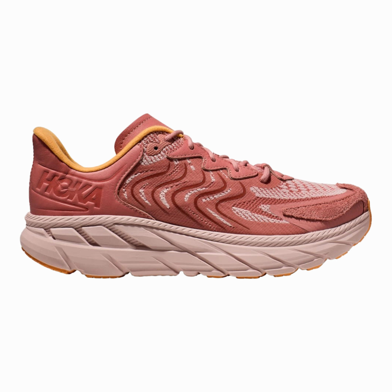 Friday Running Shoes Hoka One Clifton LS Earthenware/Peach-Whip for Women 1141550-EPWP
