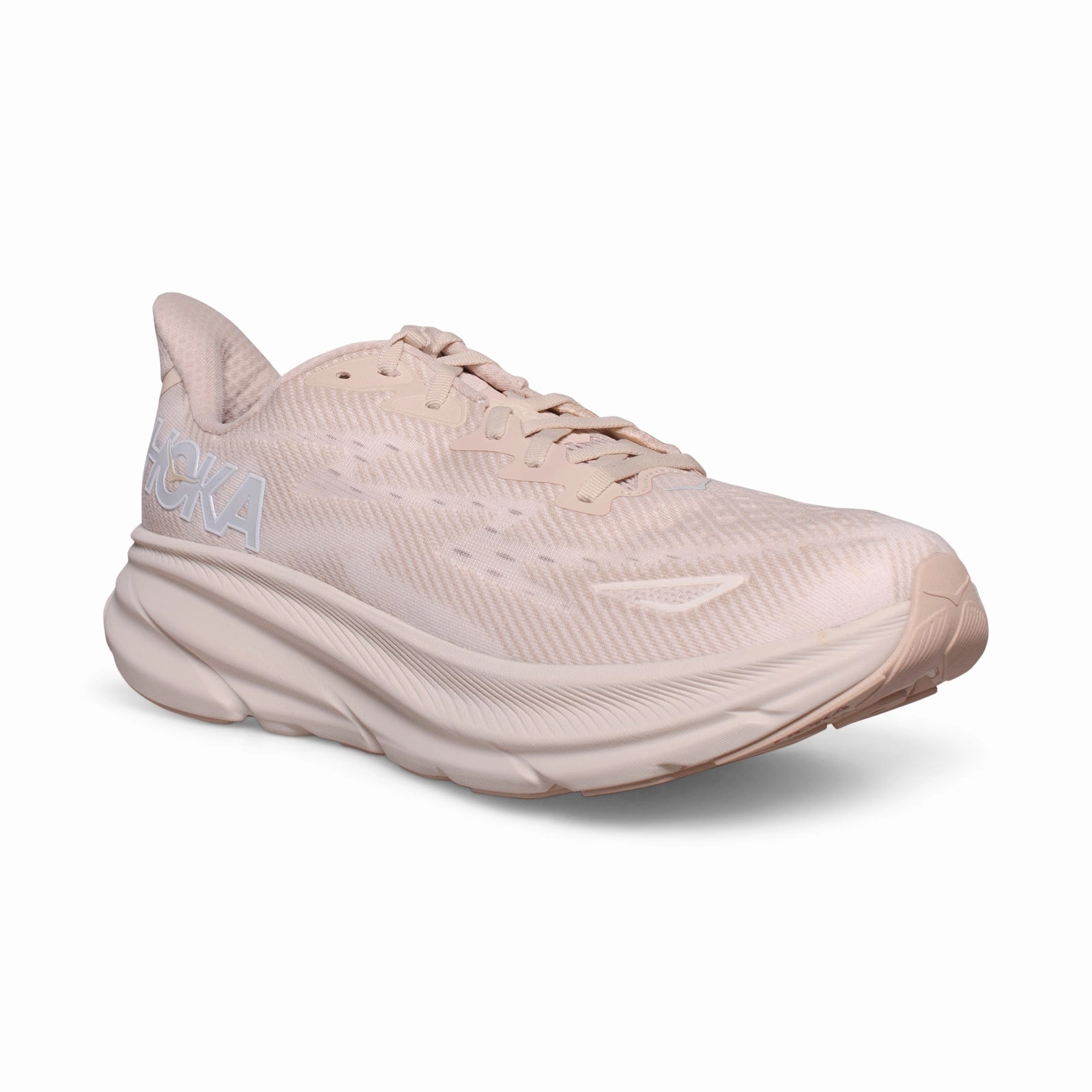 Goose Running Shoes Hoka One One Clifton 9 Shifting Sand / Eggnog Running Shoes - Women's