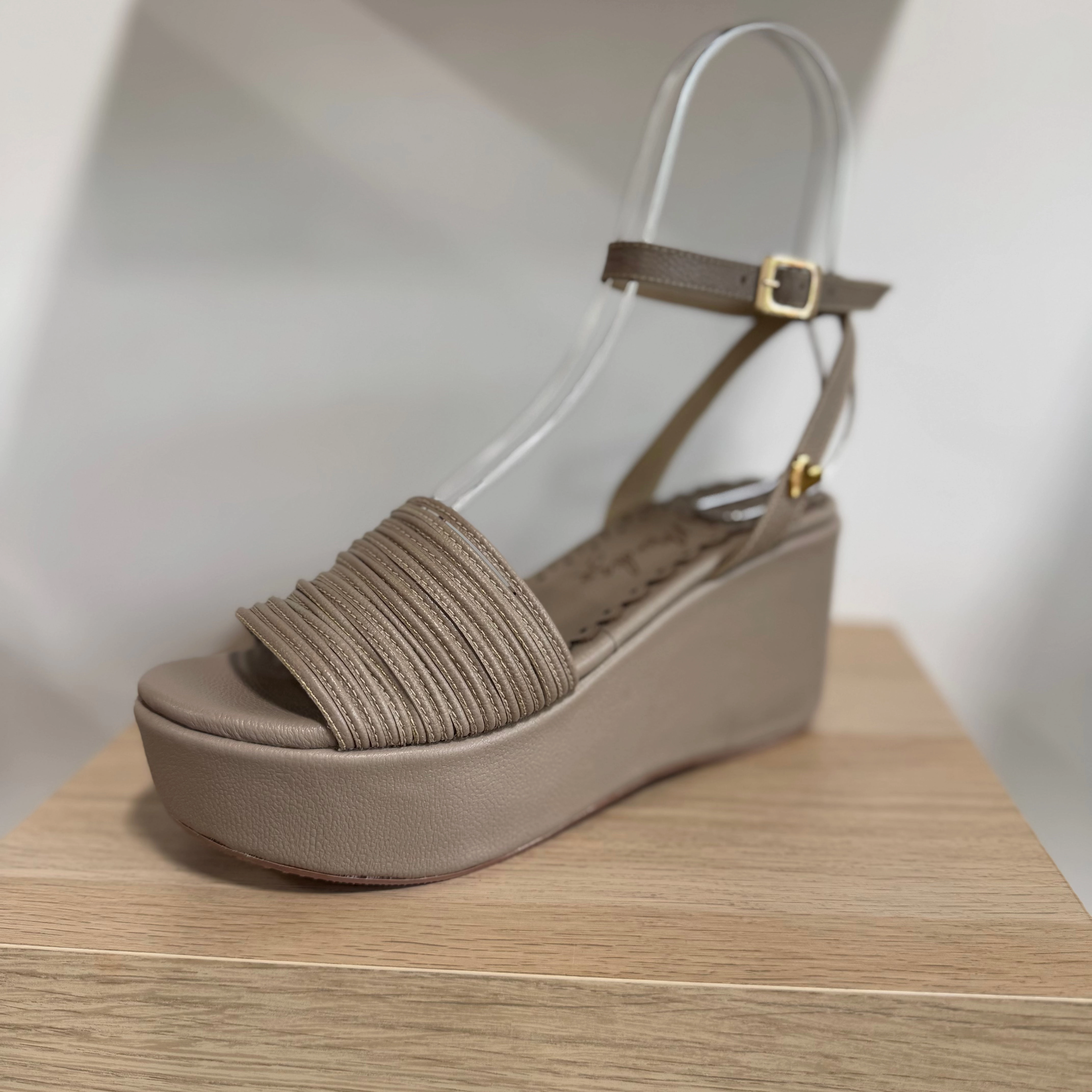 Kendrick Espadrille Wedge Sandals Holly Espadrilles Nude  - Low High