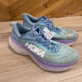 Hoka - women's Bondi 8 Running Shoes - MSRP $140: Teal / Blue / Purple-women-11 Best Goretex Trail Running Shoes