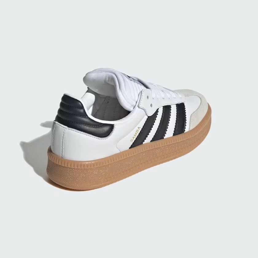 Bape Shoes Adidas Grade School Adidas Samba XLG Shoes - White/Black