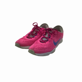Running Shoes Flat Wide Feet Nike Training Zoom Fit Pink Trainers Shoe Size 4