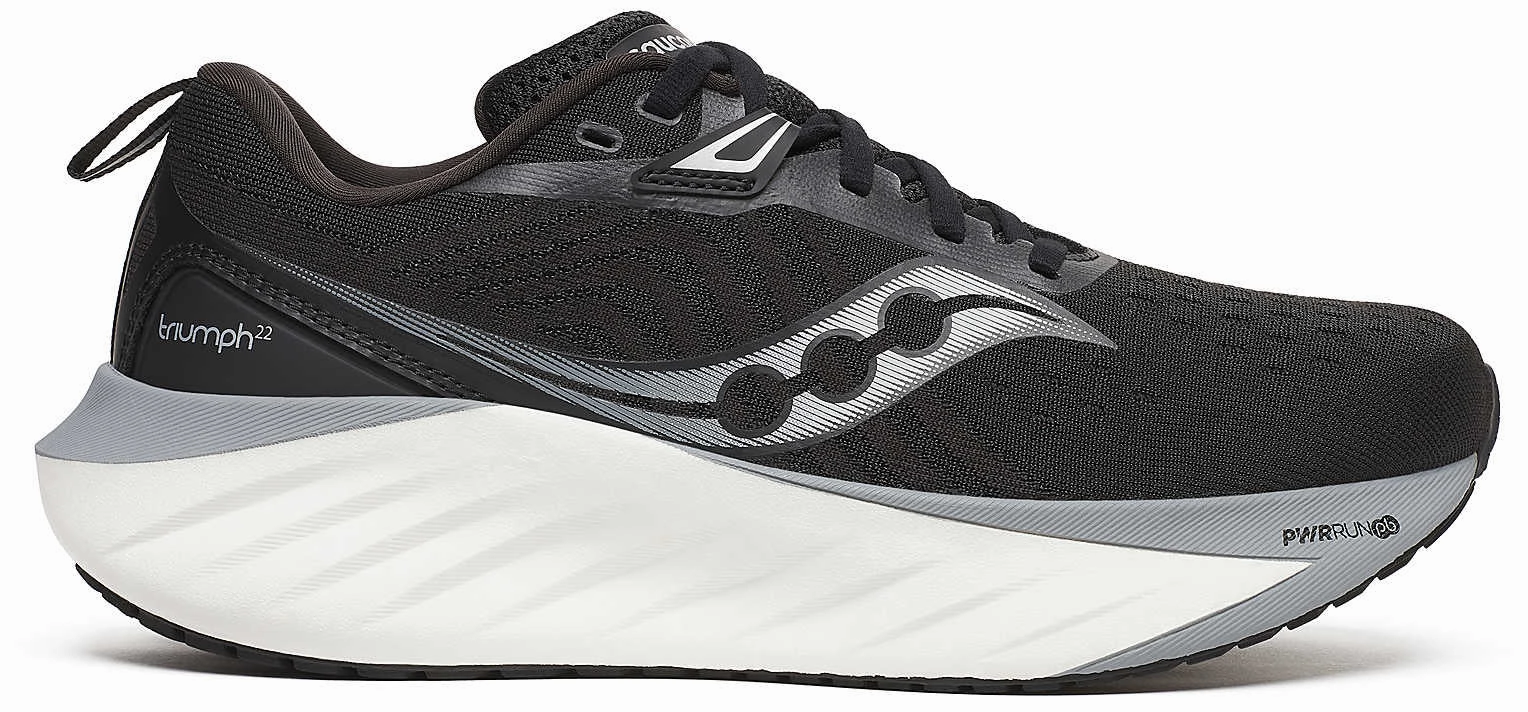 Running Shoe List Saucony Triumph 22 Womens Running Shoes - Black
