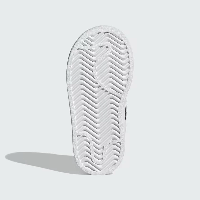 Infant's Adidas Superstar II Elastic Lace Shoes - Cloud White/Core Black Adidas Wedge Shoes