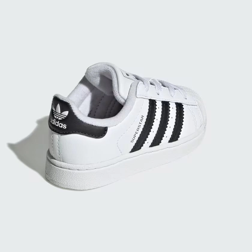 Infant's Adidas Superstar II Elastic Lace Shoes - Cloud White/Core Black Adidas X Stella Mccartney Shoes