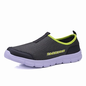 OZERSK Brand Breathable Men Running Shoes Men's Jogging Mesh Summer Mesh Sneaker Casual Slip-on Sandals Shoes Free Shipping Clear Sandals