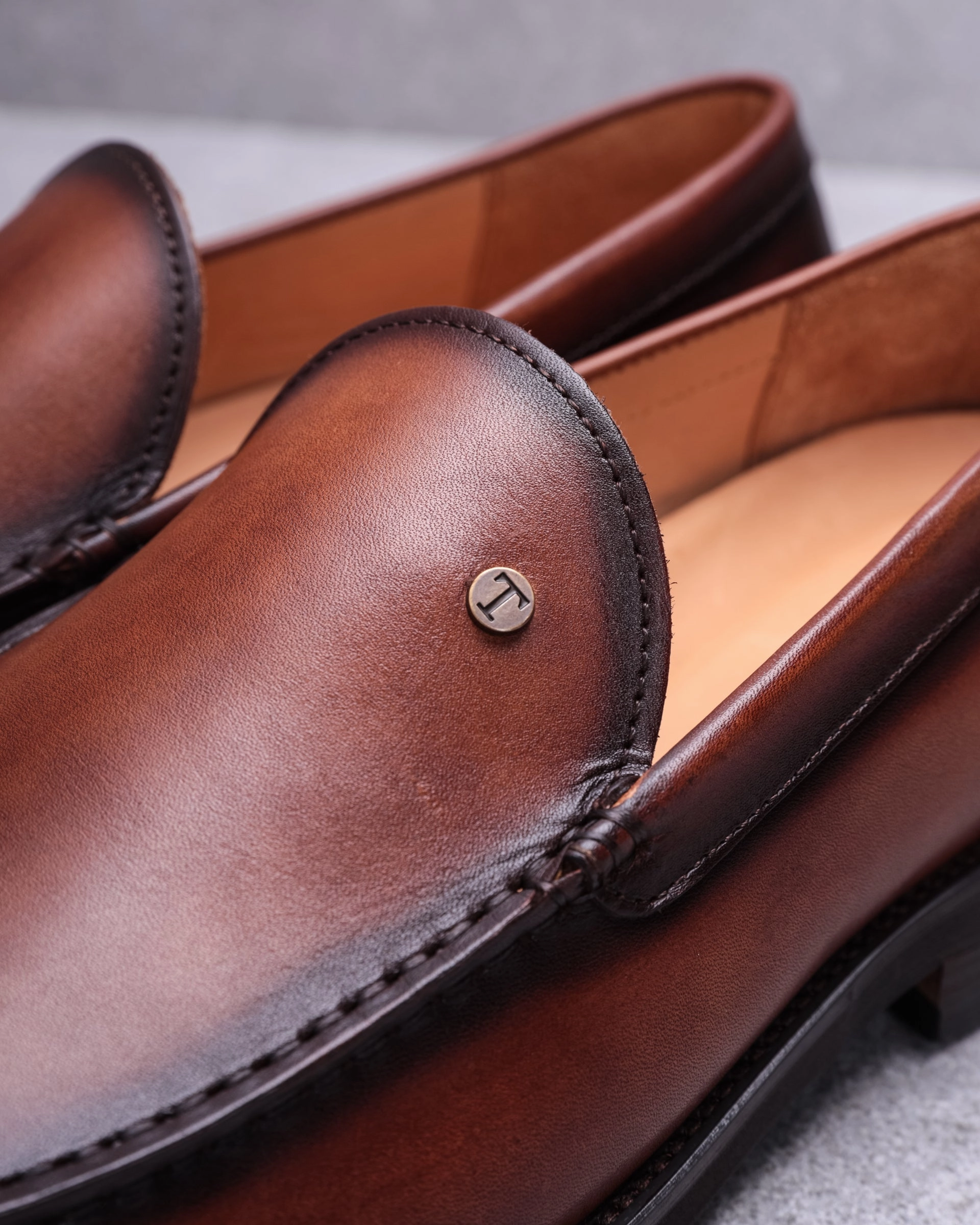 Tomaz F254B Men's Apron Toe Slip On Kangaroo Skin Boots