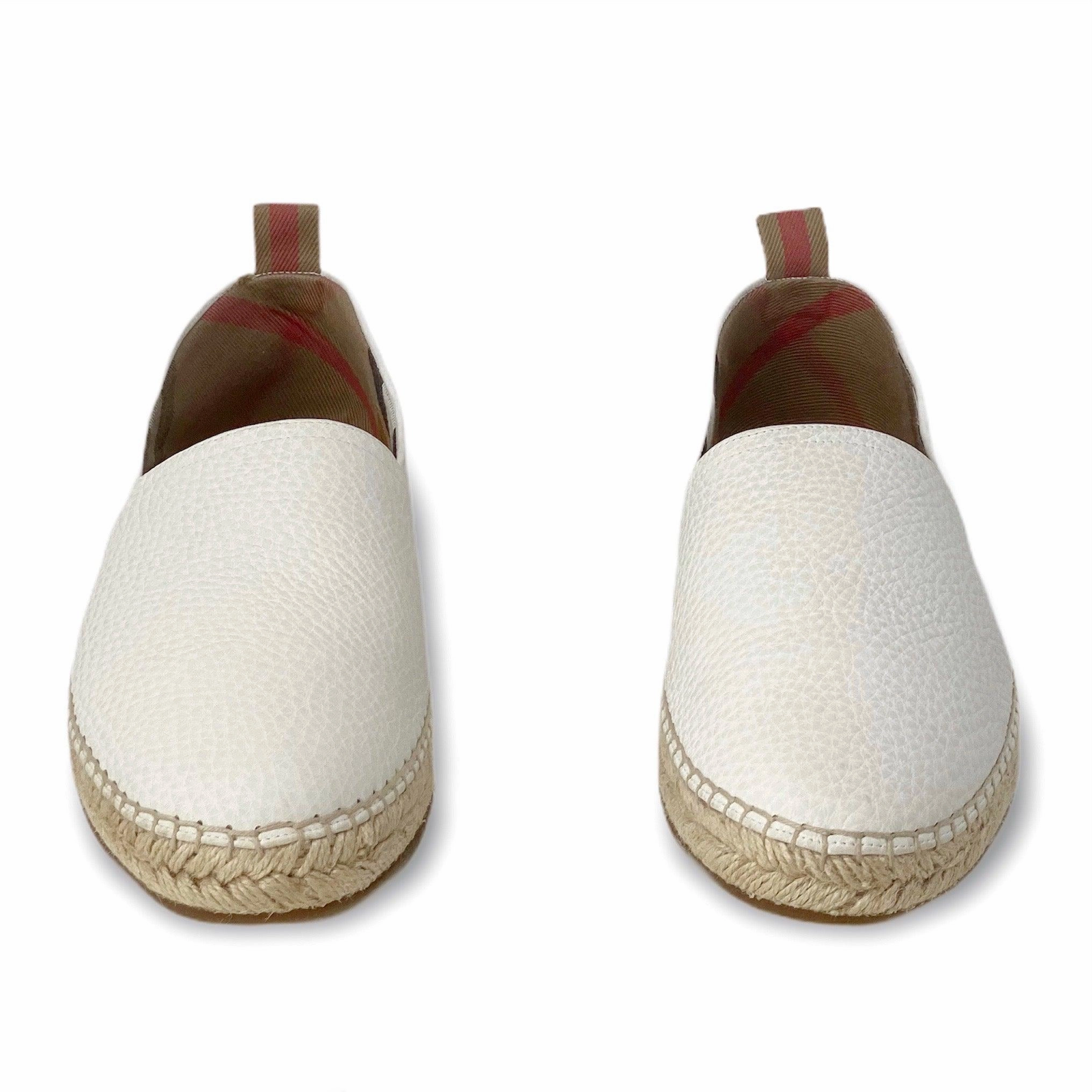 Cox Espadrilles Burberry White Pateman Espadrilles 41