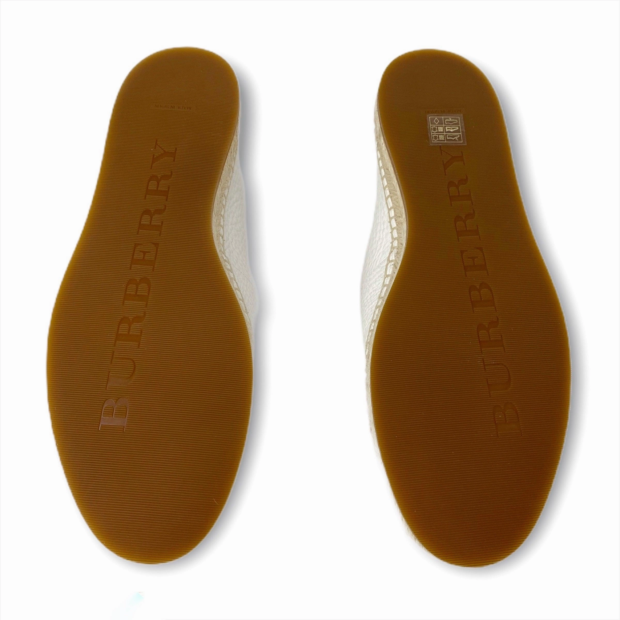 Heidi Klein Espadrilles Burberry White Pateman Espadrilles 41