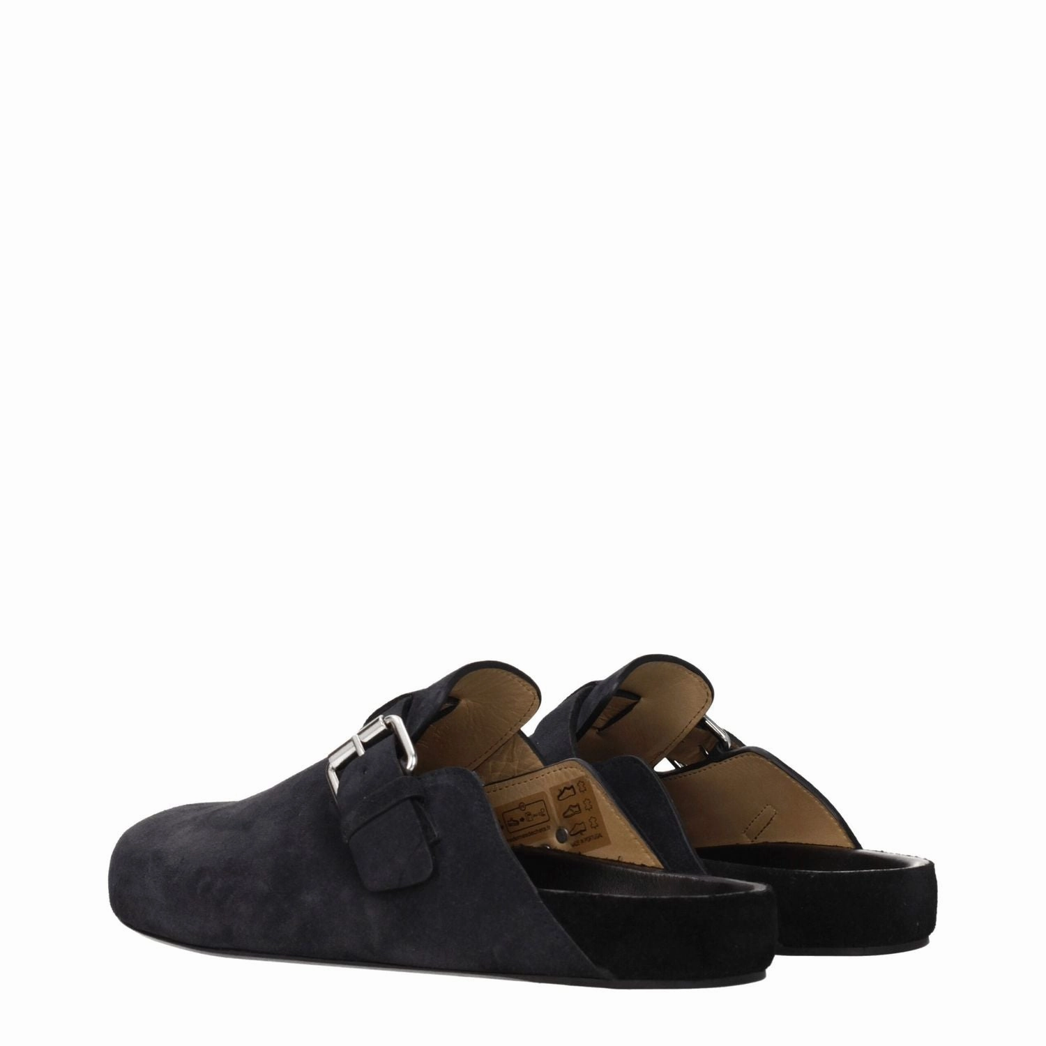 Isabel Marant Black Leather Slippers Comfy Sandals