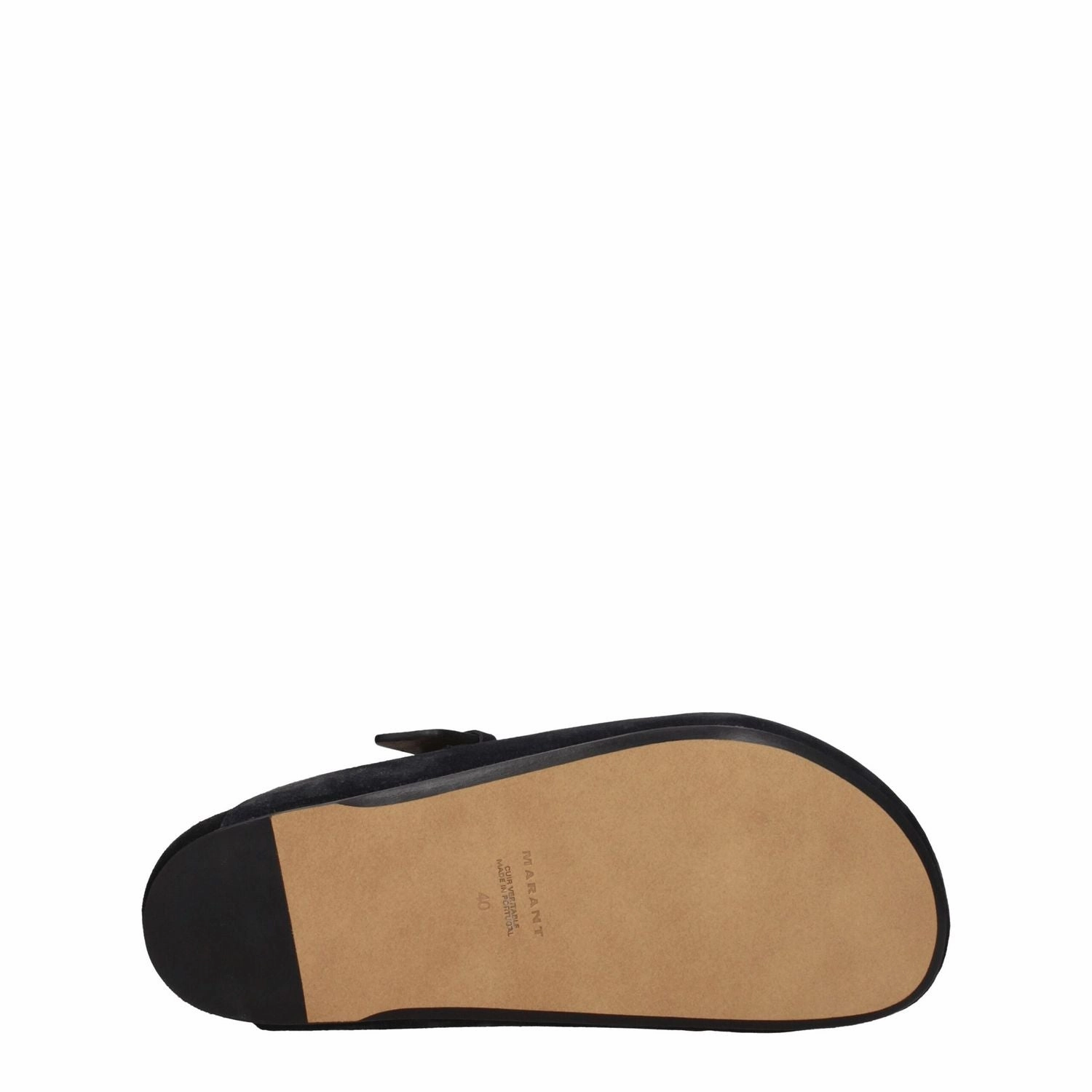 Sandals Brands Isabel Marant Black Leather Slippers