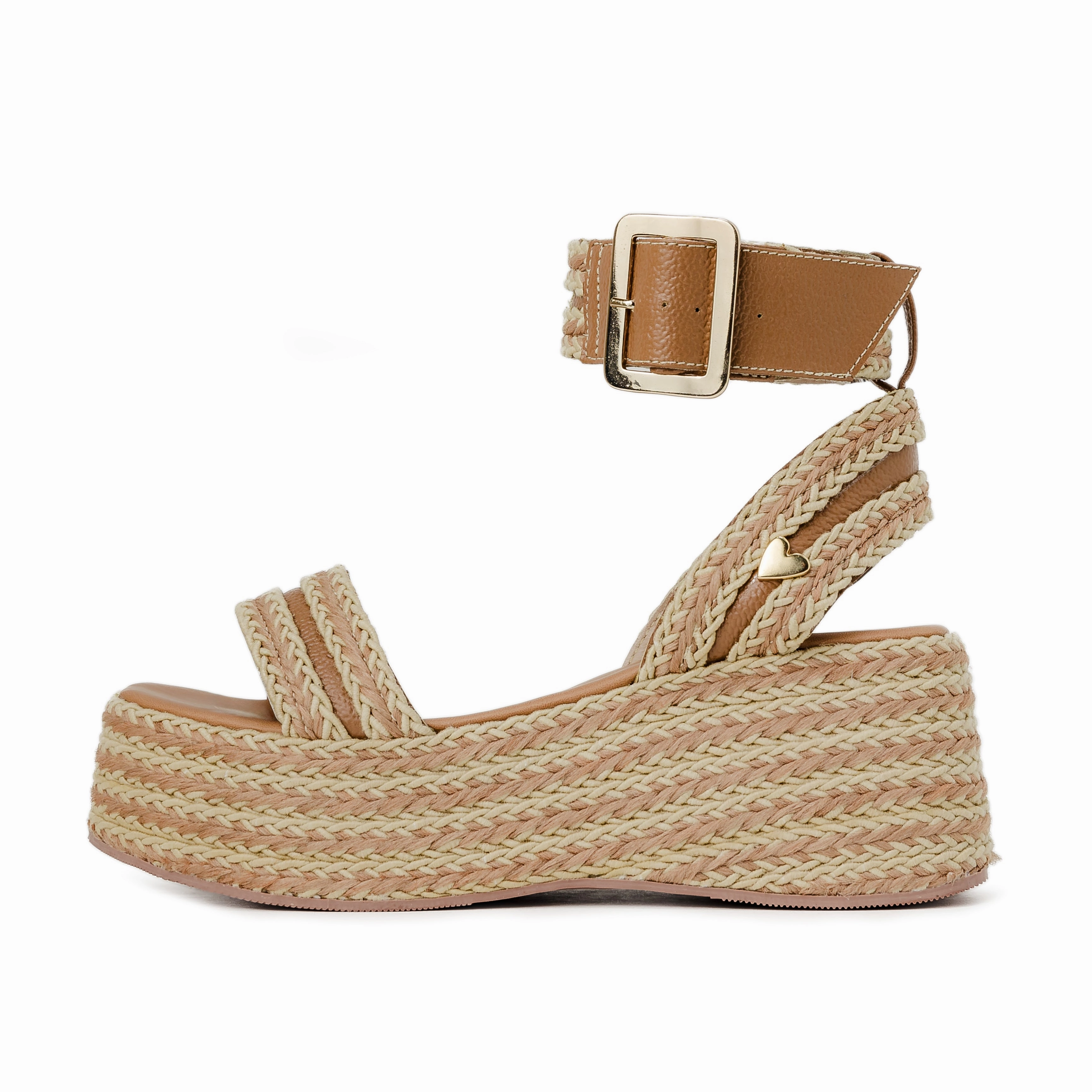 Isis Sandals - Camel Espadrille Chanel Flats