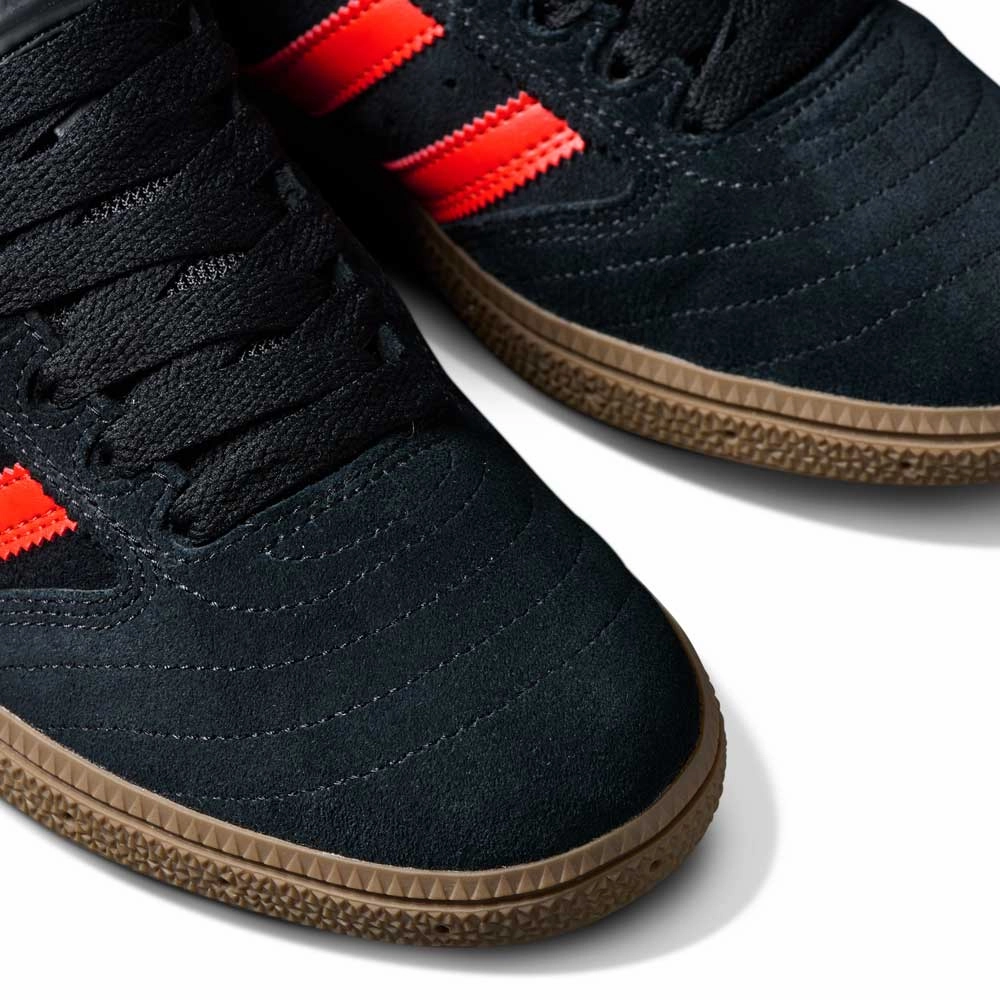 JH8134 Black Orange Gum Busenitz Adidas Skateboarding Suede Shoes Adidas Marathon Running Shoes