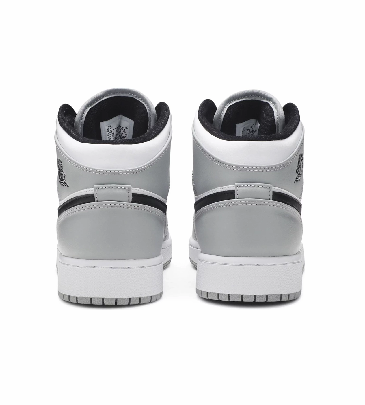 Jordan 1 Mid 'Light Smoke Grey' Asics Gel-game 9 Pickleball Shoes