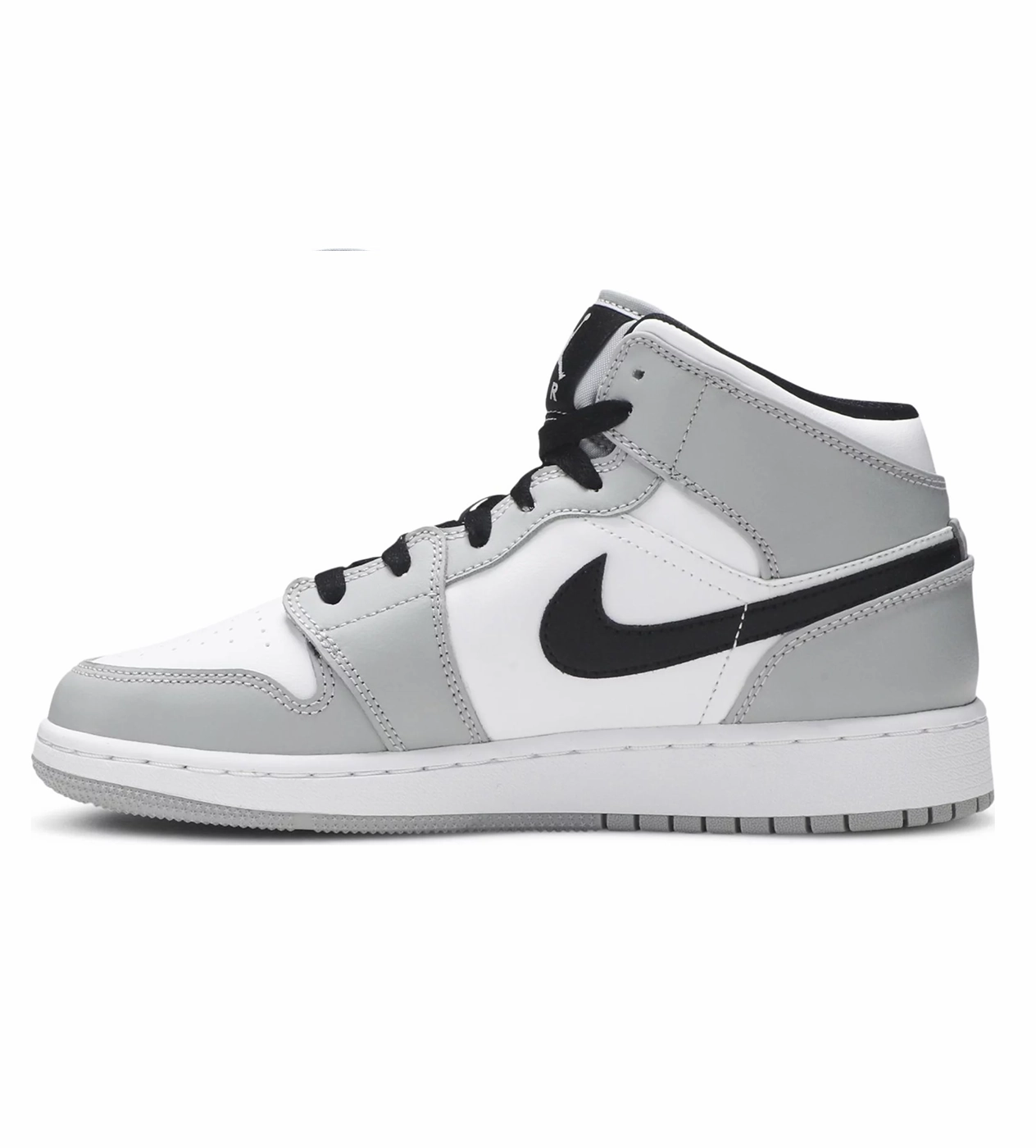 Jordan 1 Mid 'Light Smoke Grey' Asics Cricket Shoes Rubber Spikes