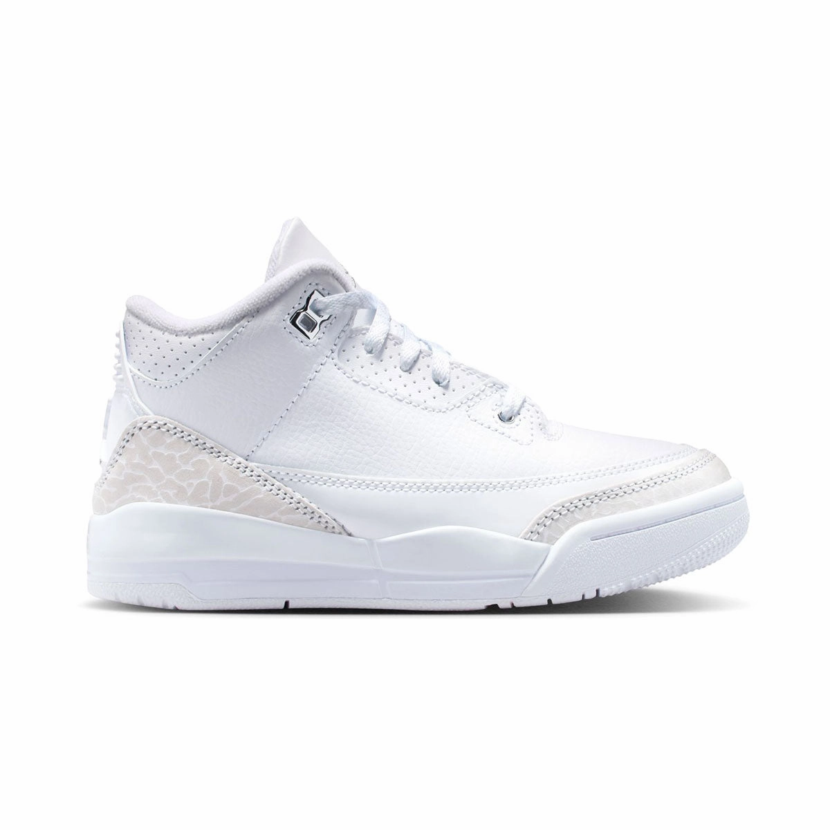 Jordan 3 Retro 'Pure Money' Little Kids' Shoes Sienna Side Zip Sport Casual Shoe
