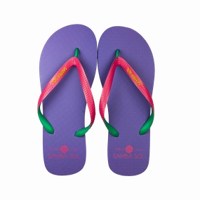 Buy Bulk Flip Flops Samba Sol Mens Beach Collection Flip Flops - Purple