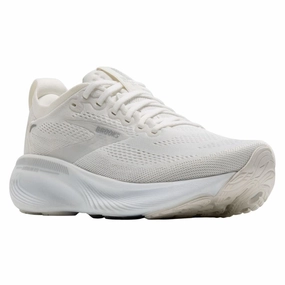 Brooks Adrenaline GTS 25 White/White/Silver Running Shoe (Women's) Hybrid Running Shoes