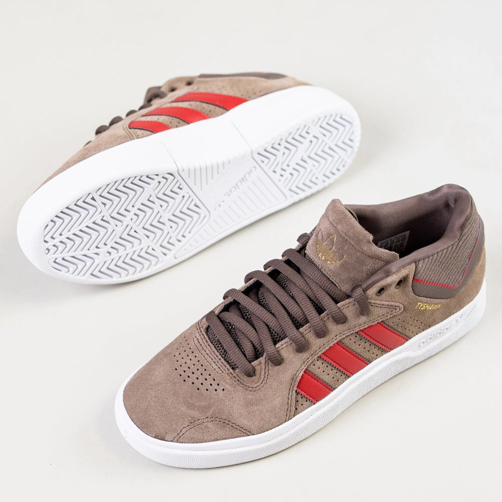 Arsenal Adidas Terrace Icons Gazelle Shoes JR9499 Earth Color Tyshawn Adidas Skateboarding Suede Skateboarding Shoes