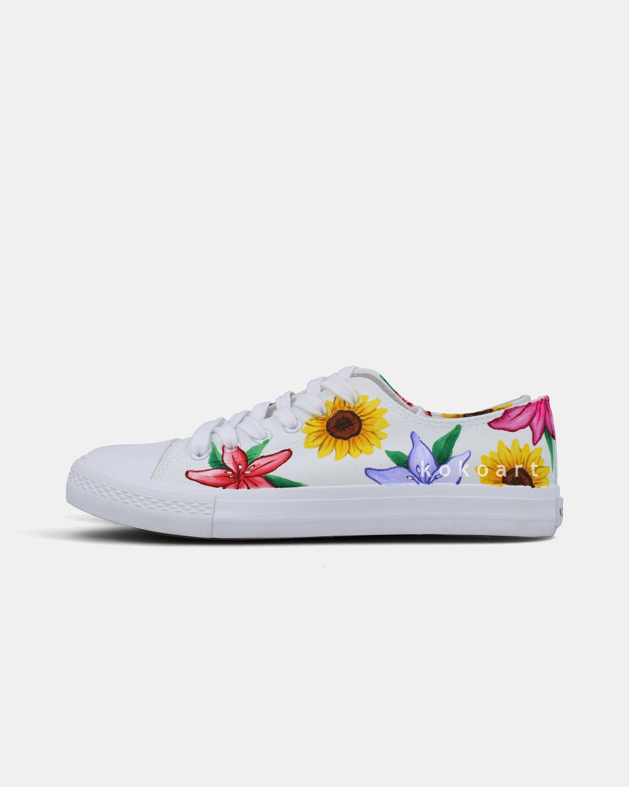 Flowers Hand Painted ShoesHand Painted Shoes
