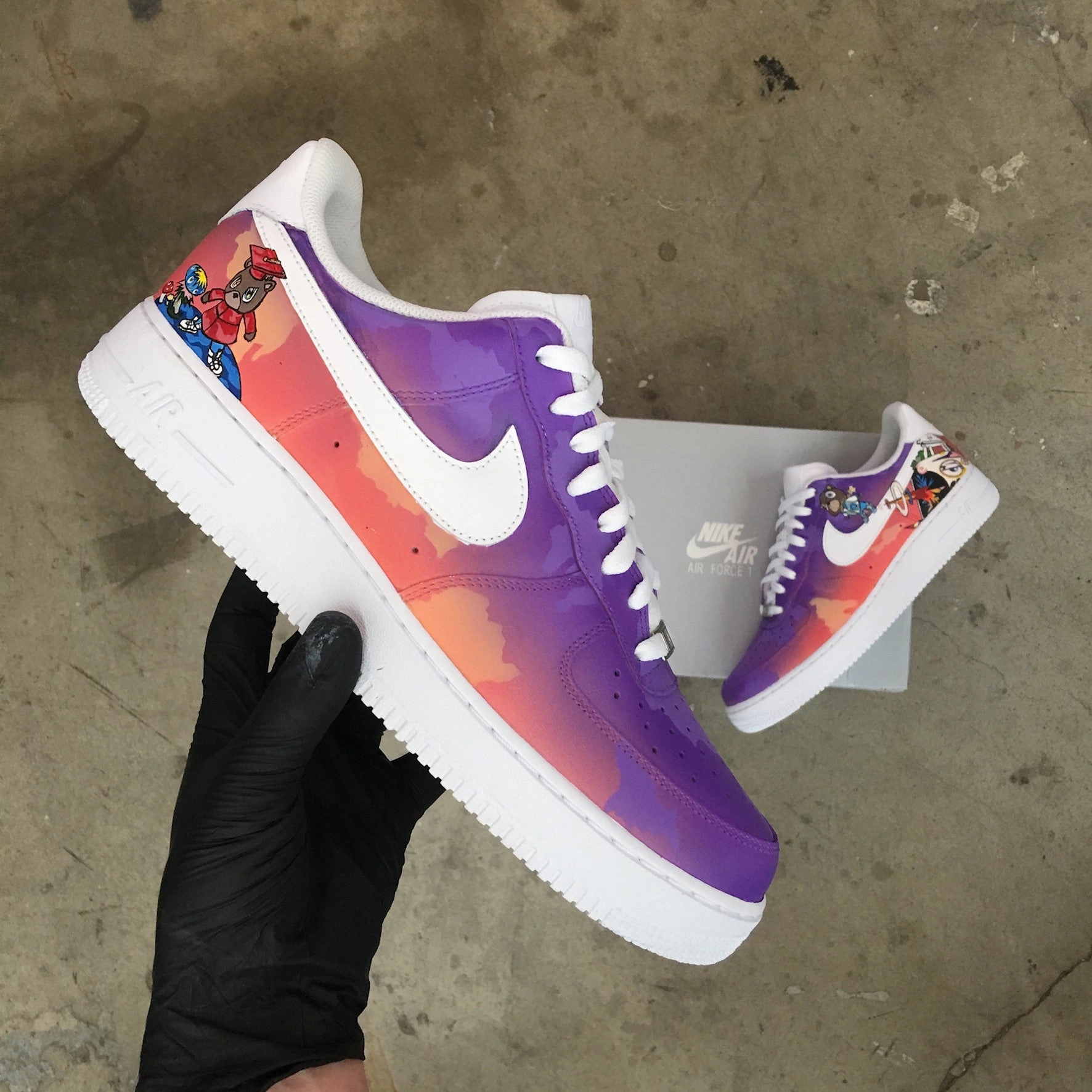 Best Walking Shoes Kanye West's 'Graduation' Album Cover Nike Air Force 1s