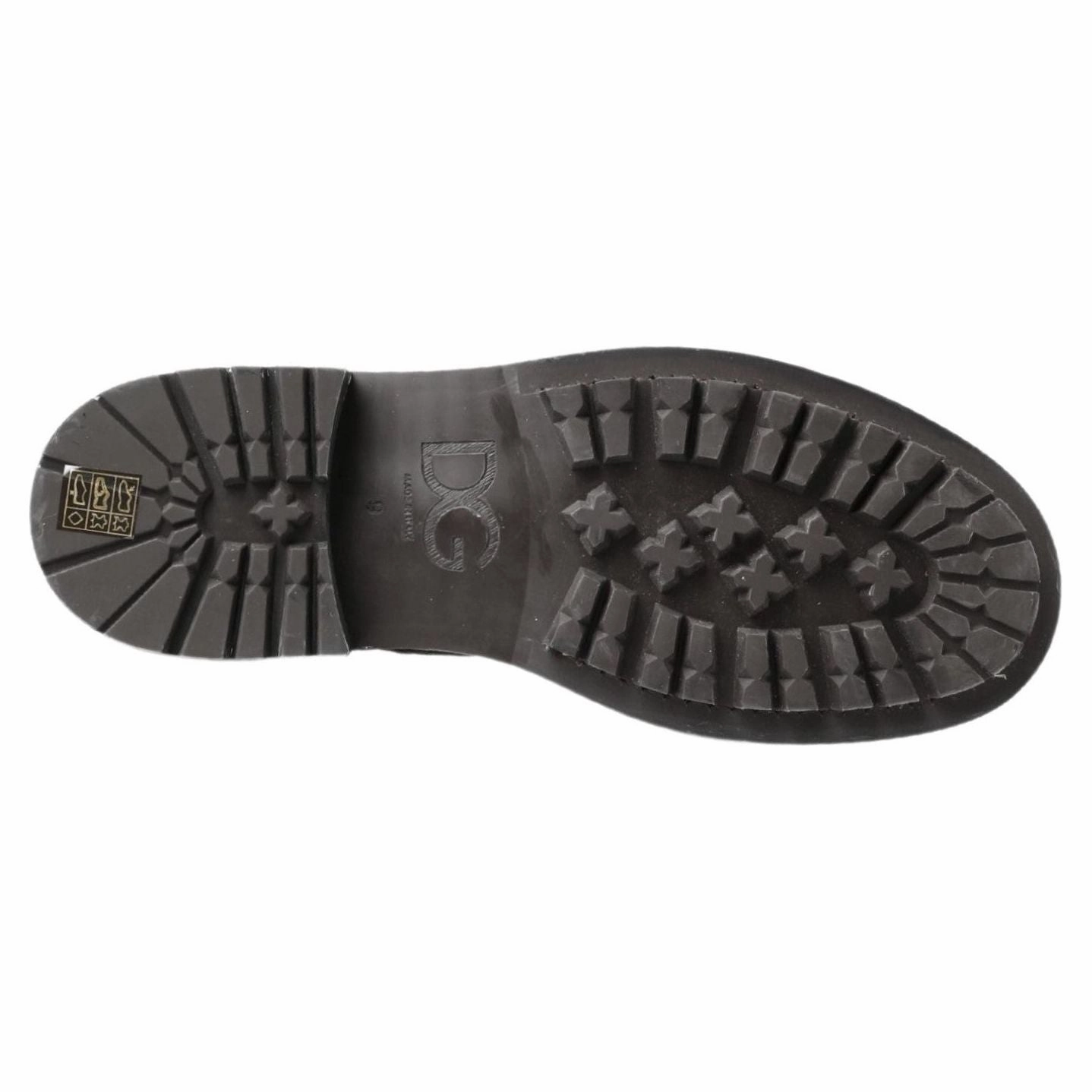 Emu Boots Dolce & Gabbana Black Gray Leather Mid Calf Boots Shoes