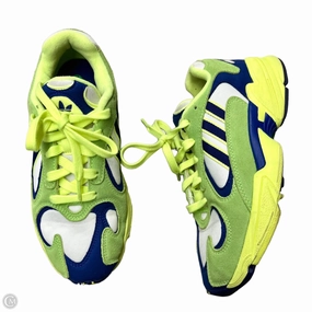 Shoes Athletic By Adidas In Blue & Yellow, Size: 6.5 Adidas Shoes The Brand With The 3 Stripes