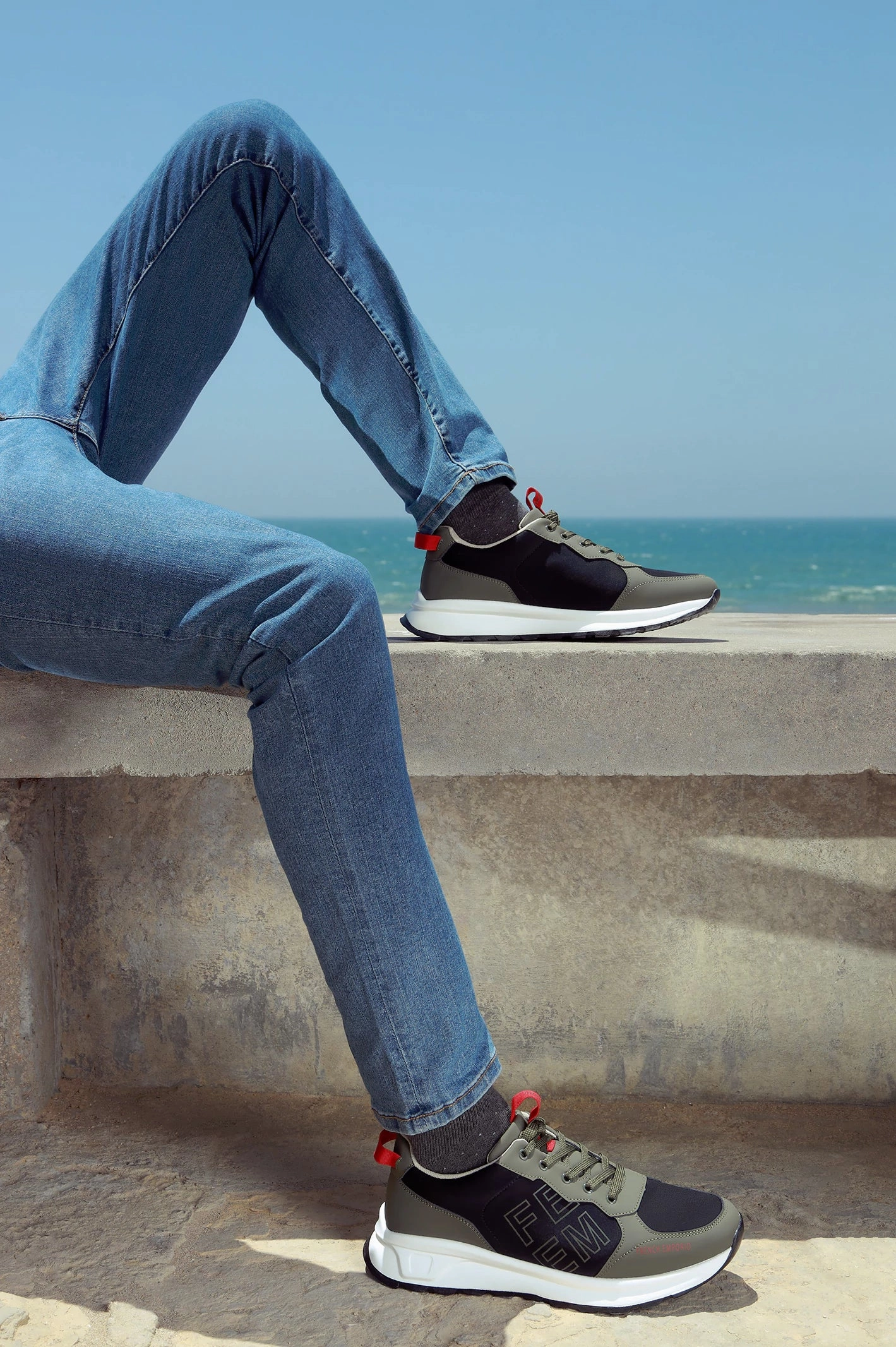 Wear Trail Running Shoes Casually Khaki Men Casual Sneaker