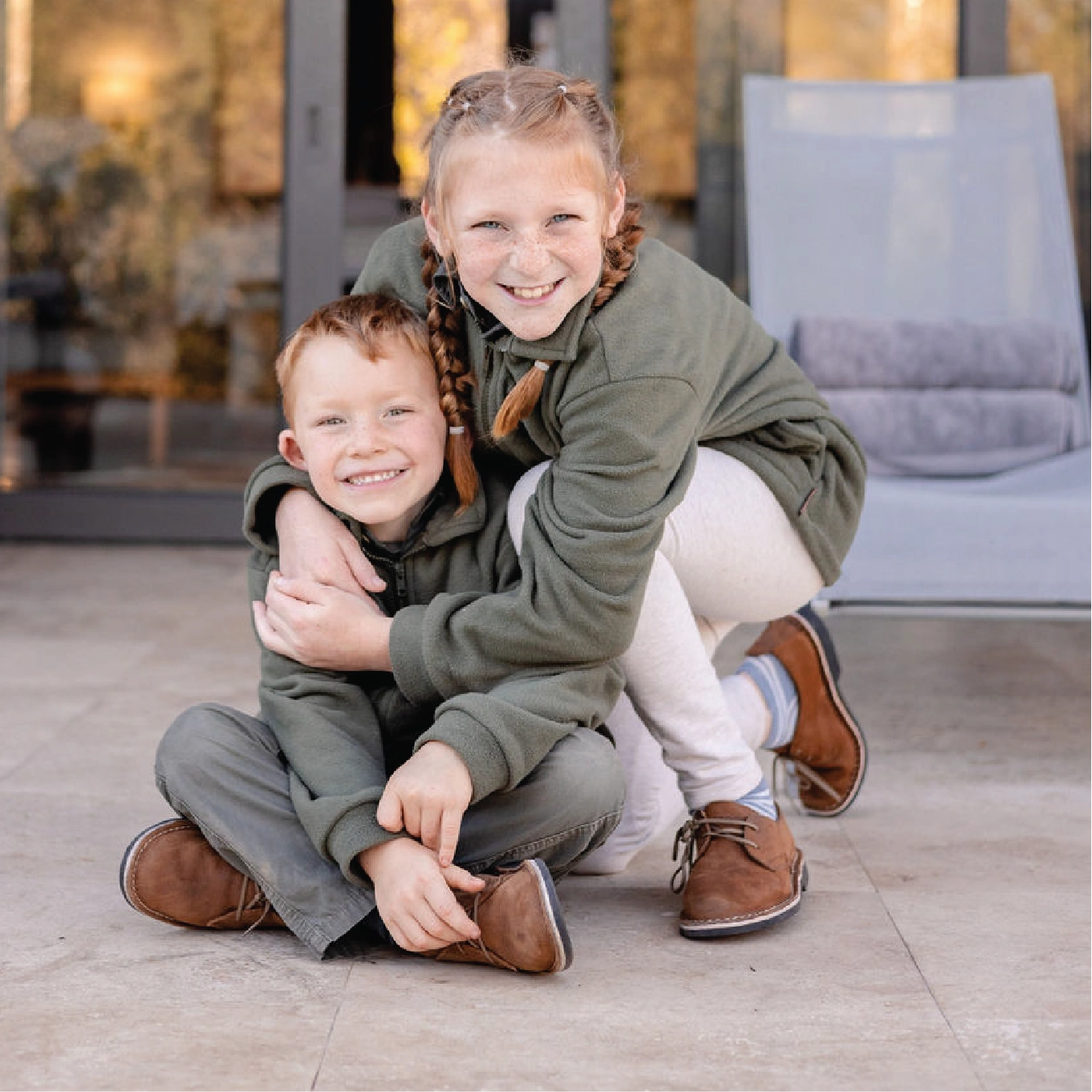 Flame Running Shoes Kids Vellies Dark Brown