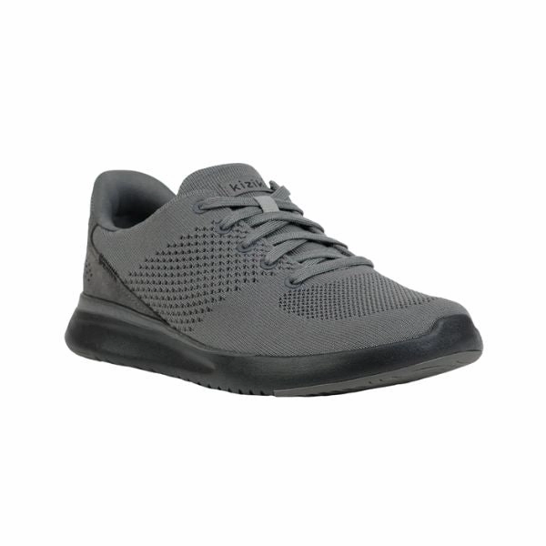 Kizik Lima Unisex Hands-Free Breathable Knit Sneakers  Graphite Gray