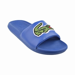Lacoste Croco Slide 0922 2 CMA Men's Slides Blue/Green Voya Infinity Sandals