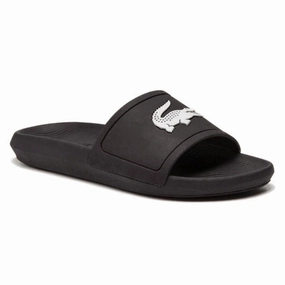 Espadrille Slide Sandals Lacoste Croco Slide 119 1 CMA 7-37CMA0018312-BLK