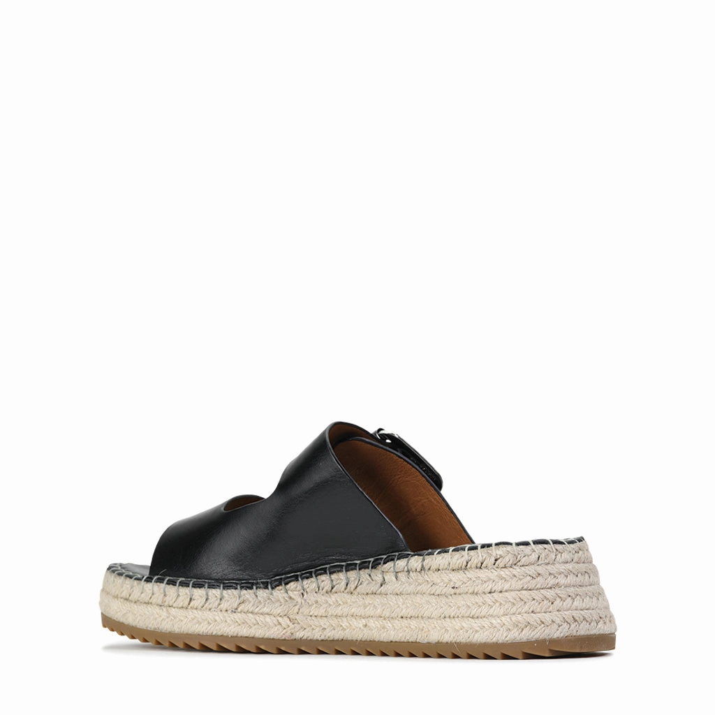 Espadrilles Verbenas LAROSSA LEATHER ESPADRILLE SLIDE