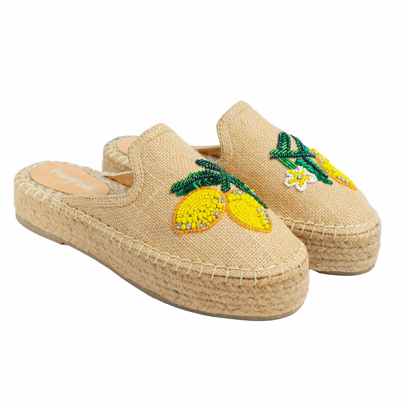 Lemoncello Espadrilles Beige Platforms Chanel Espadrilles Shoes