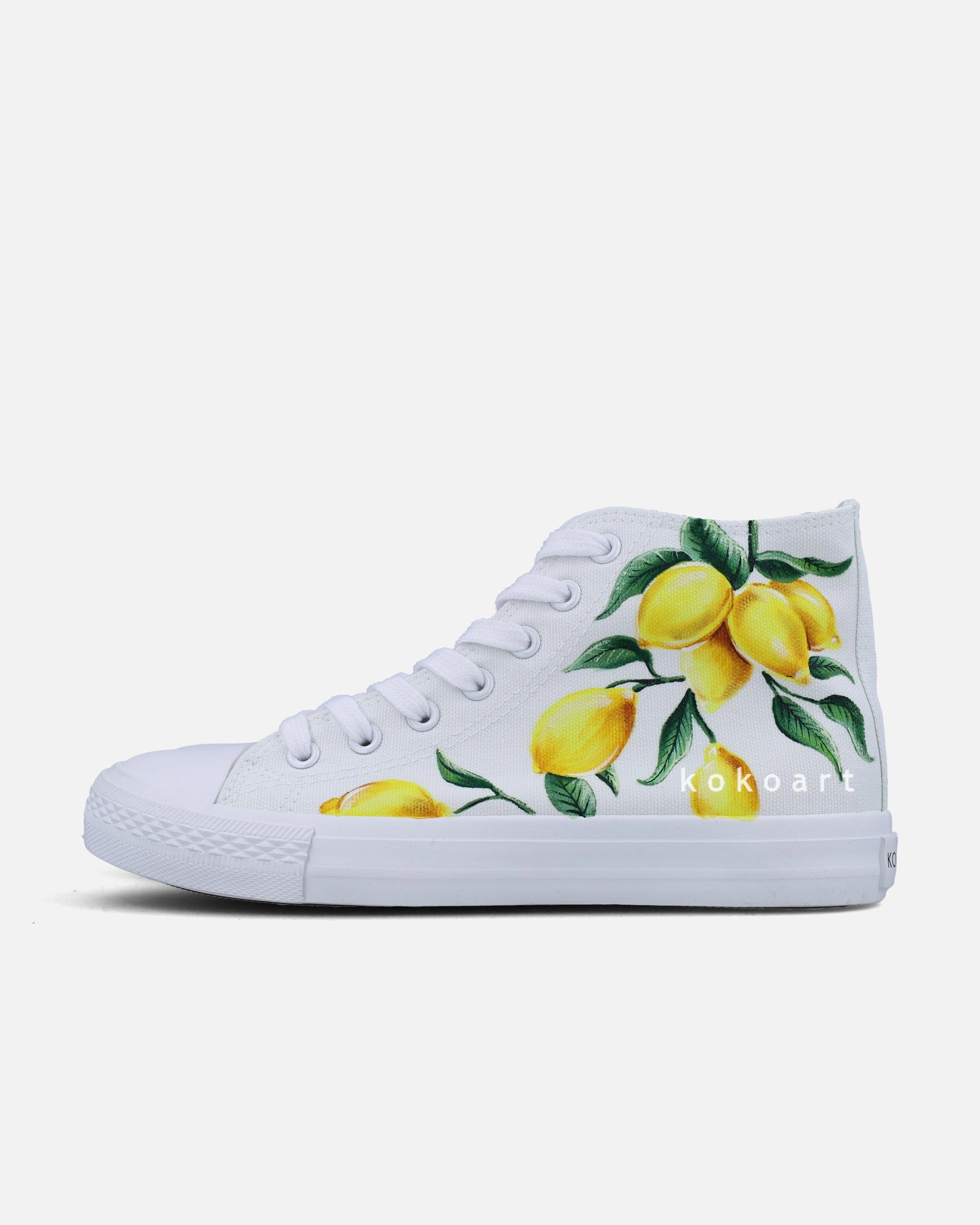 Lemons Hand Painted Shoes