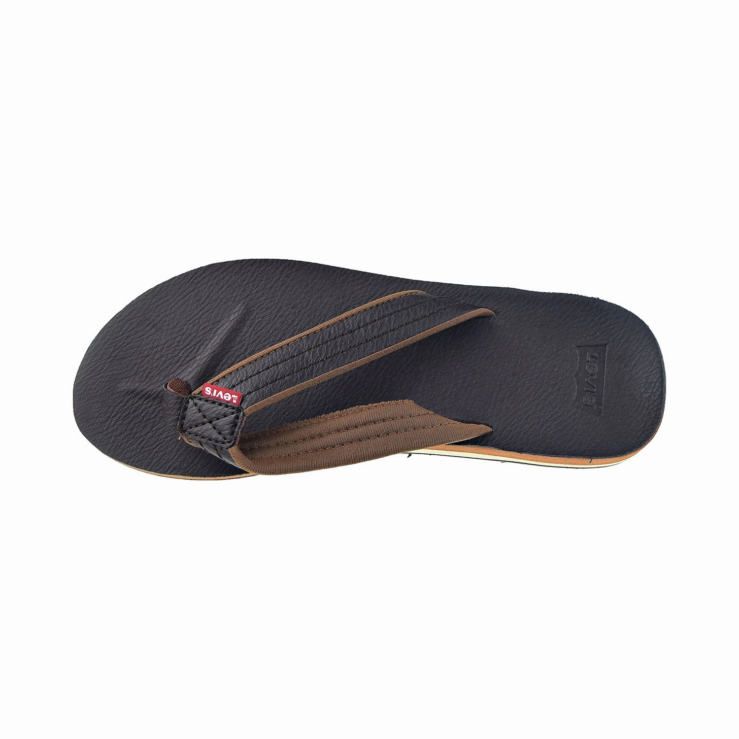 Sandals With Cross Levis Kyle J Men's Sandal Dark Brown-Brown