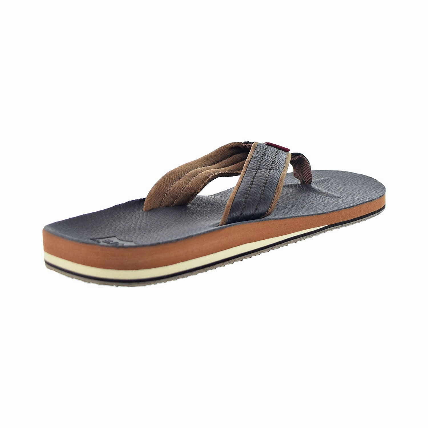 Levis Kyle J Men's Sandal Dark Brown-Brown Flower Wedge Sandals