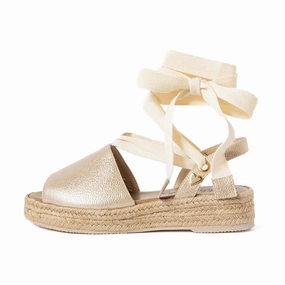 Debby Espadrilles - Gold Espadrilles Fred De La Bretoniere