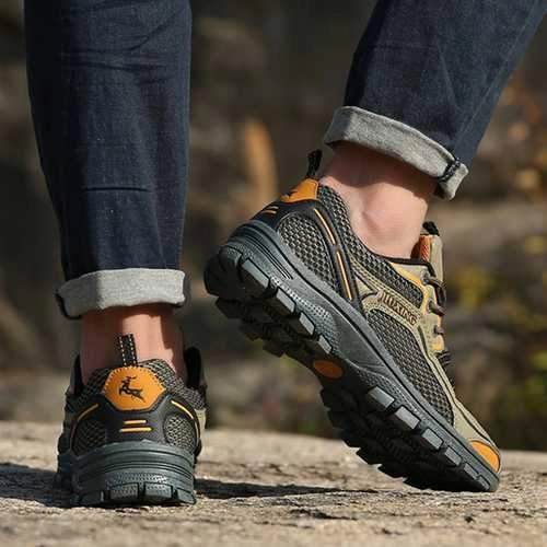 Canadian Hiking Shoes Men Wear Resistant Outsole Comfortable Outdoor Hiking Athletic Shoes