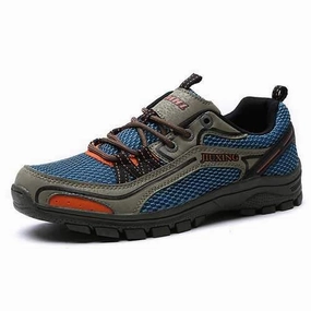 Men Wear Resistant Outsole Comfortable Outdoor Hiking Athletic Shoes Soft Hiking Shoes