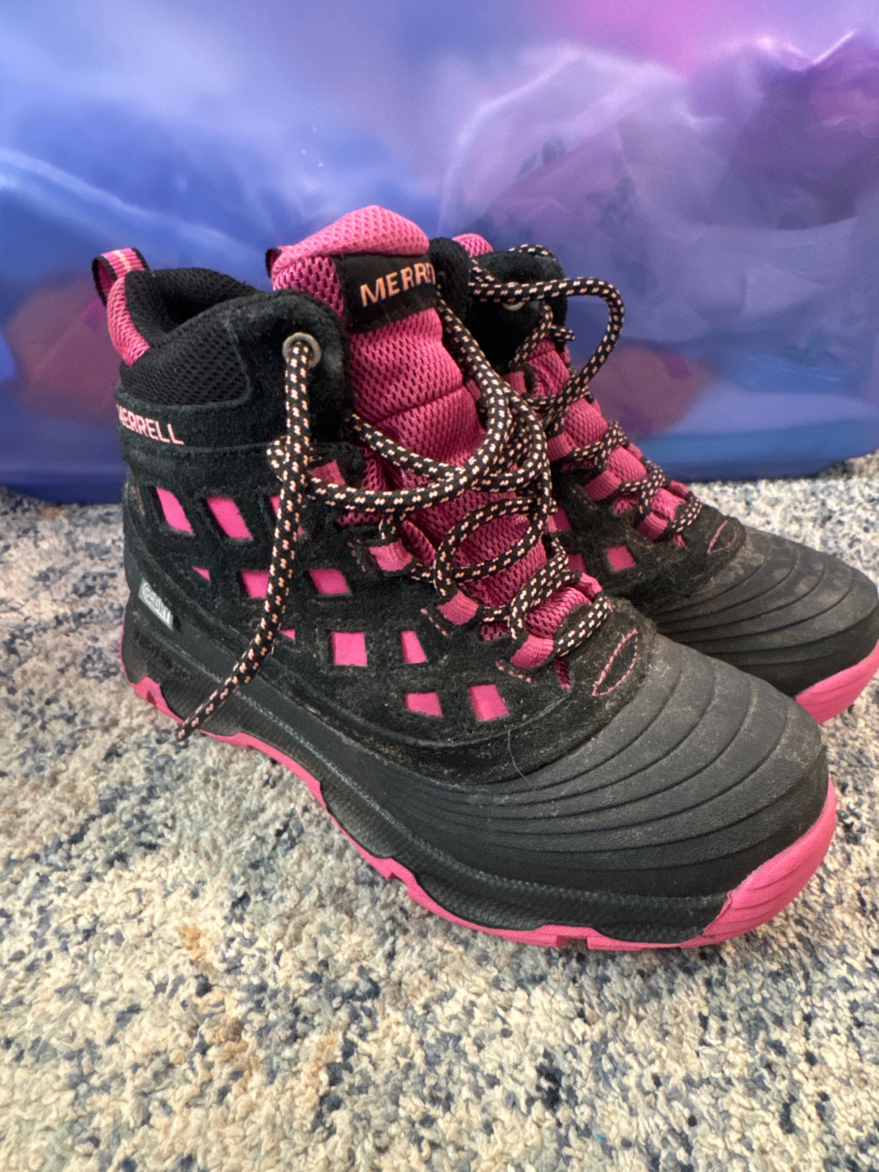 Merrell Girls sz 13 Hiking Books - Shoes:          13 (Little Kid) Katabatic Low Waterproof Hiking Shoes
