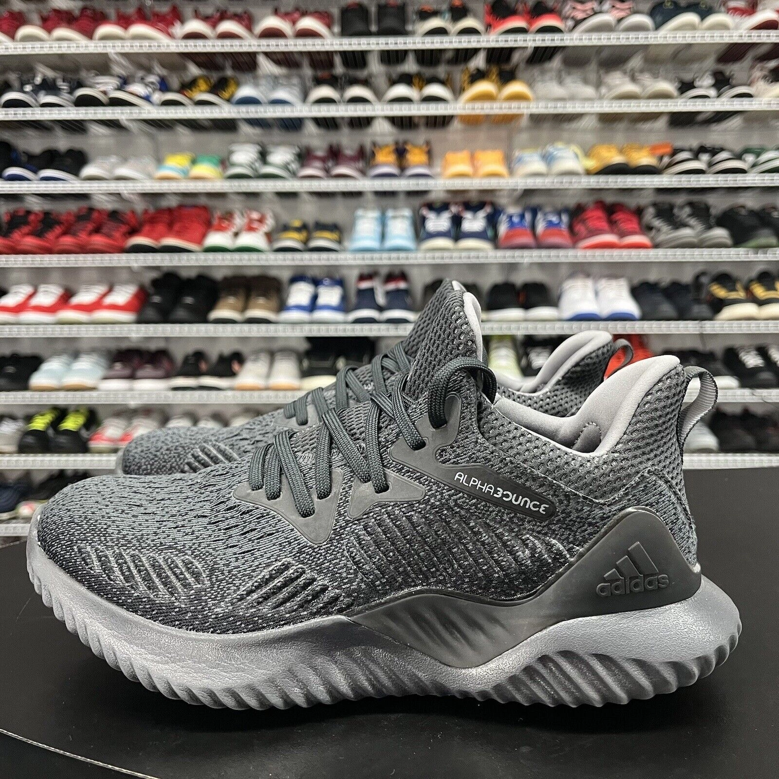 Adidas Mens Alphabounce Beyond Carbon Gray AQ0573 Mens Size 8 No Insoles Adidas Ultraboost 1.0 Shoes