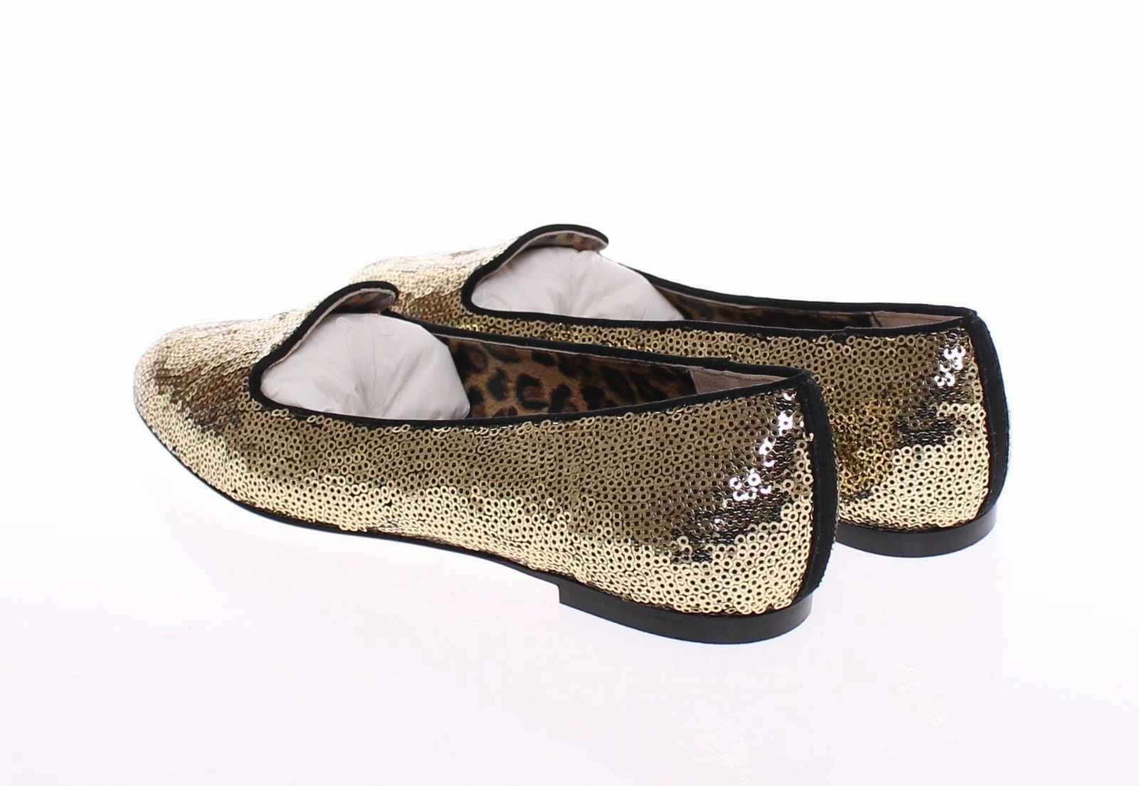 Gold Sequined Ballerinas Ballet Flats Shoes Best Shoes For Plantar Fasciitis And Flat Feet