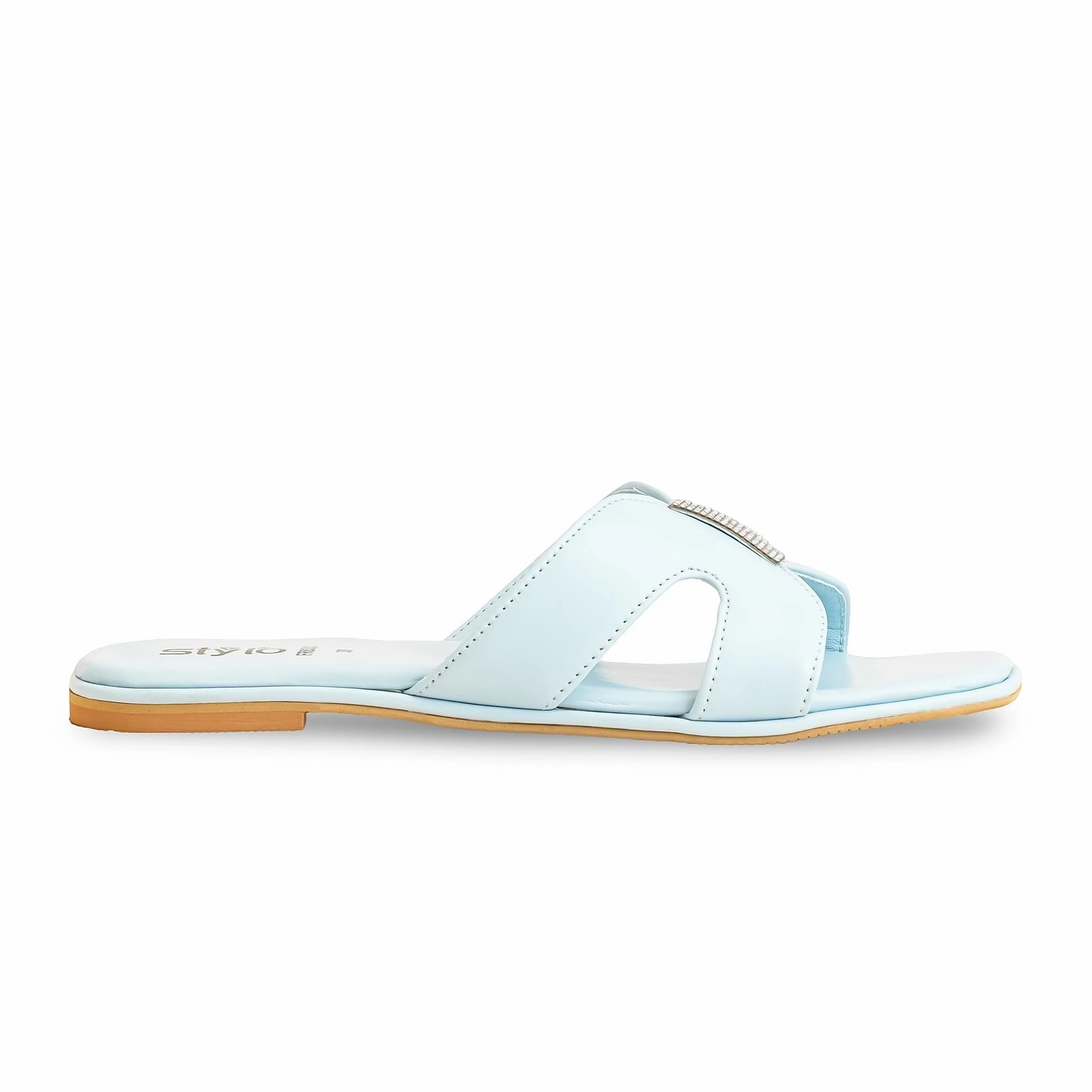 Ferozy Formal Slipper For Women FR8303 Real Leather Flat Shoes