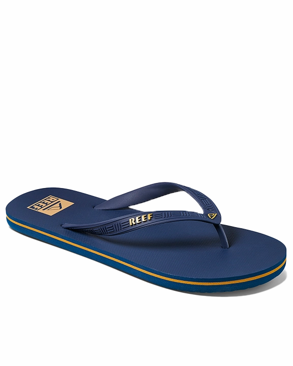 Seaside Flip Flops in Navy Fireball Flip Flops