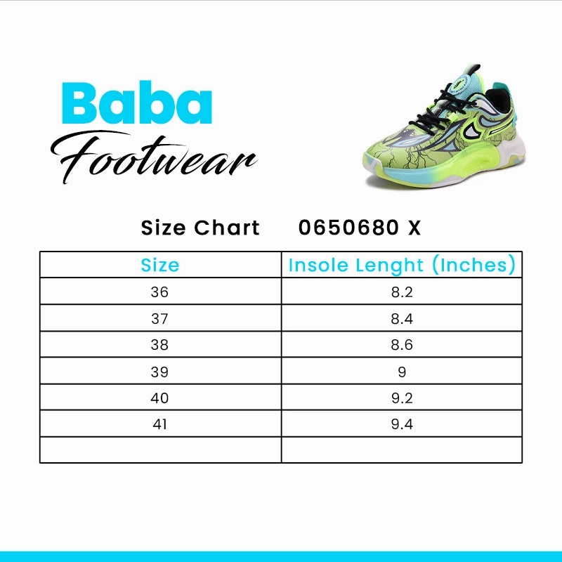 Baba Jogger Shoes Green 650680 Candies Flat Shoes