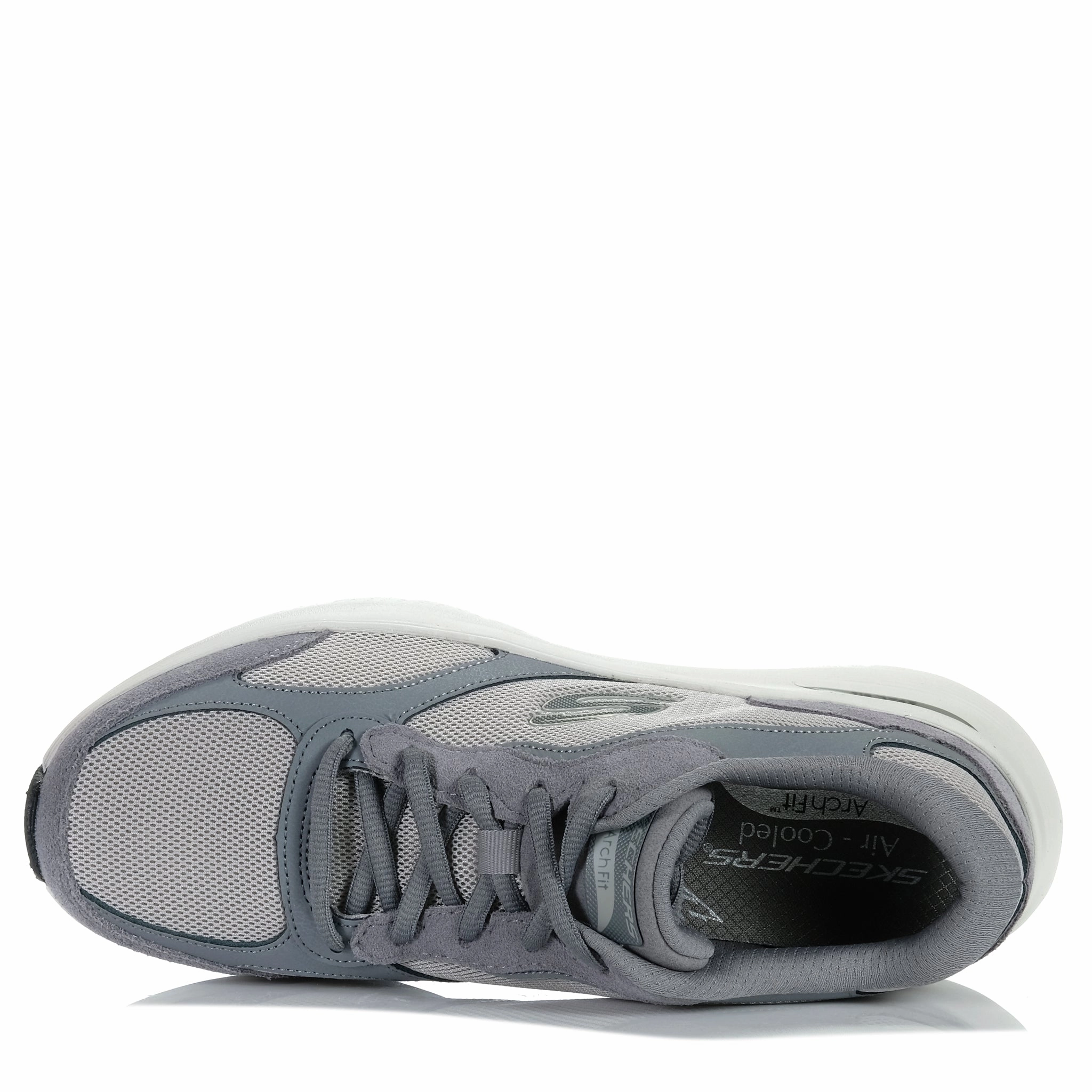 Skechers Arch Fit 2.0 - The Keep 232702 Grey Comfortable Work Shoes For Walking All Day