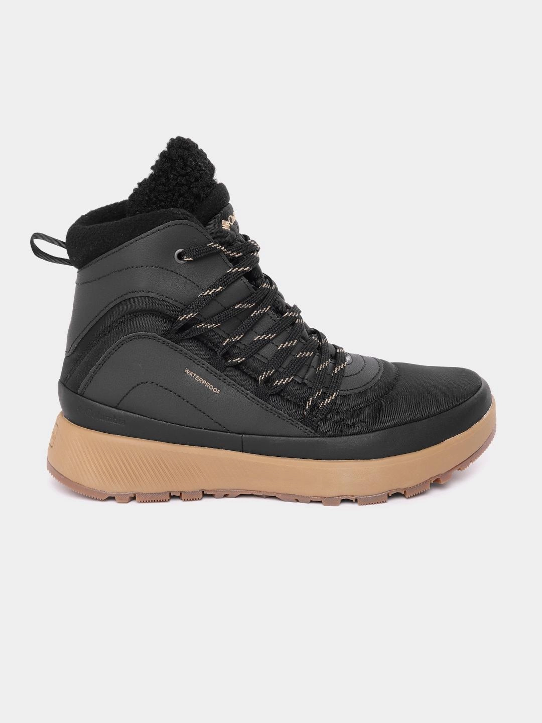 Columbia Women Black RED HILLS OMNI-HEAT Keen Waterproof Tennis Shoes