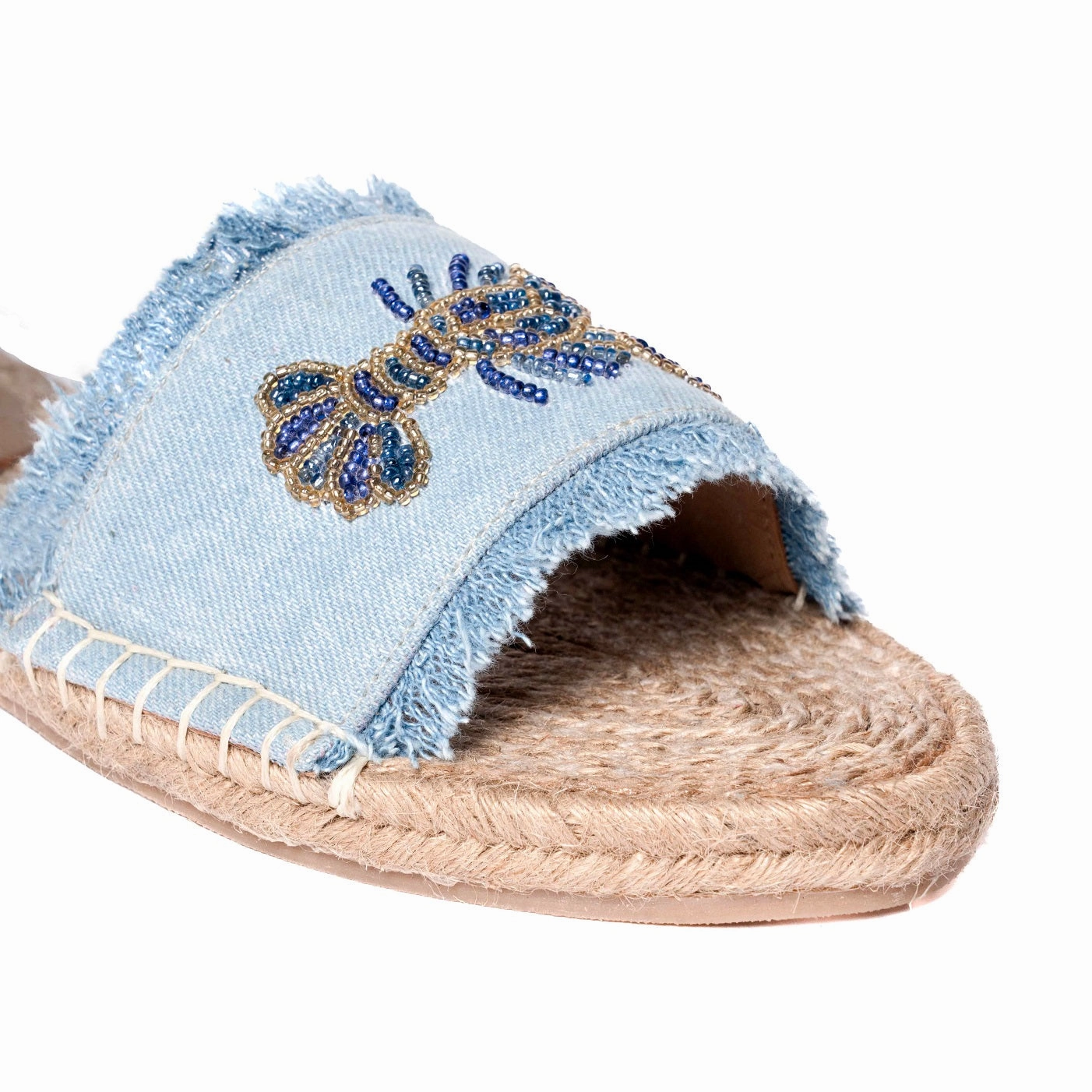 Lobster Denim Sandals Flats Connection Espadrilles
